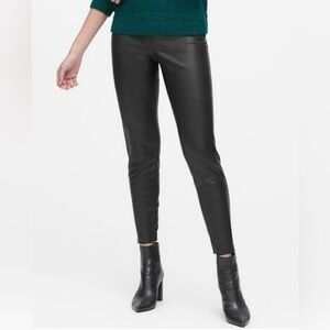 Banana Republic Devon Faux Leather Leggings/Pants Size 4 NWT